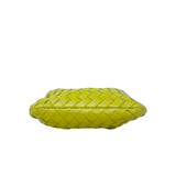 Bottega Veneta Lime Green Woven Mini Purse