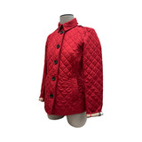 Burberry Red Quilted Jacket