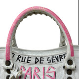 Balenciaga Graffiti White City Bag