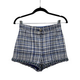 Chanel Blue Micro Shorts