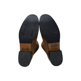 Chanel Brown Nubuck Leather Riding Boots