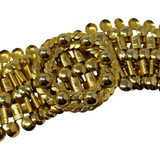 Vintage No Label Gold Belt