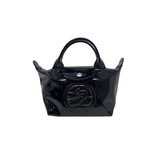 Longchamp Black "Le Pliage Cuir XS"