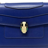 Bulgari Navy Serpenti Forever Shoulder Bag