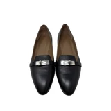 Hermes Pegase Ballerina Black Flats