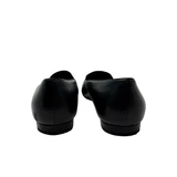 Chanel Black Leather Camellia Flower