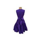 Private Listing for Carolina Herrera Royal Purple dress With Belt