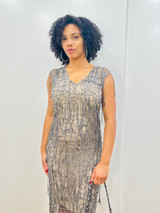 Brunello Cucinelli Glistening Embroidery Dress 2025 Spring - Summer Collection