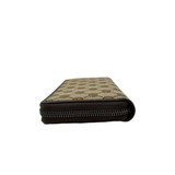 Gucci Monogram Zip Around Wallet