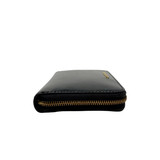 Burberry Black Zip Around Pat-Leather Wallet