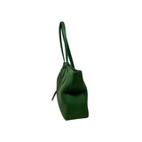 Ferragamo Star Dark Green Tote