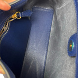 Balmain Embleme Navy Shoulder Bag