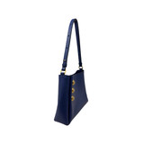 Balmain Embleme Navy Shoulder Bag
