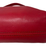 Prada Vitello Daino Red Shoulder Bag