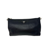 Prada Black Vitello Daino Crossbody