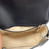 Longchamp Box-Trot Raffia & Leather Crossbody Bag