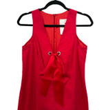 Valentino Red Midi Dress w/ Bow