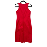 Valentino Red Midi Dress w/ Bow