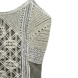 Fendi White Vintage Sequin Beading