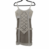 Fendi White Vintage Sequin Beading