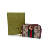 Gucci GG Supreme Monogram Web Ophidia Playing Cards Case
