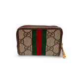 Gucci GG Supreme Monogram Web Ophidia Playing Cards Case