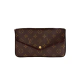 Louis Vuitton Pochette Felicie Brown + Tan Monogram