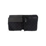 Gucci Body Bag GG Monogram Black Fannypack