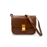 Celine Medium Classic Brown Box Bag