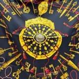 Hermes "Les Cles" Black with Keys & Red Tassels