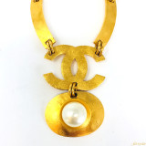 Chanel Pearl Pendant Necklace