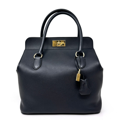 Hermès Navy Toolbox 26 Handbag