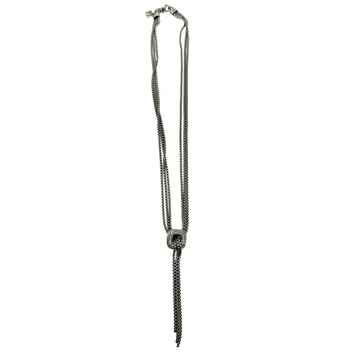 David Yurman Diamond Lariat Necklace