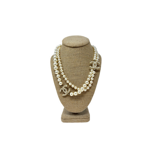 Chanel Pearl CC Necklace