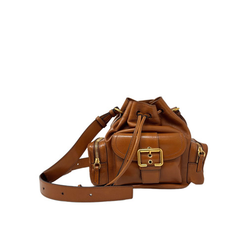 Chloe Brown Bucket Camera Bag