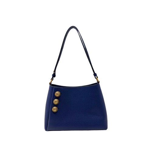 Balmain Embleme Navy Shoulder Bag
