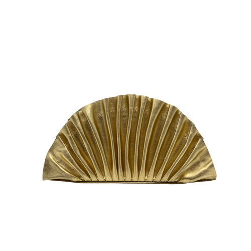 Cult Gaia Mini Gold Nala Shell Clutch