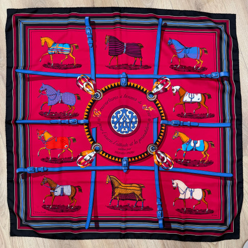 Hermès "Couvetures et Tenues de Jour" Scarf