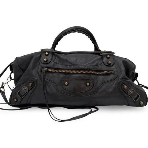 Balenciaga Black City Bag