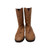 Chanel Brown Nubuck Leather Riding Boots