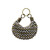 Chloe Gold & Grey Beaded Handbag