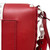 Valentino Garavani Red & White Free Rockstud Saddle Bag