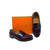 Hermes Eggplant Ancora Moccasin Loafers