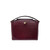 Valextra Brera Top Handle Maroon Grained Leather