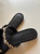 Private Listing  The White Company Black Suede Rhinestone Mules