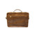 Balmain Brown Ostrich Leather Briefcase