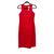 Valentino Red Midi Dress w/ Bow