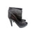 Chanel Black Leather Ankle Boots