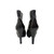 Chanel Black Leather Ankle Boots