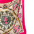 Hermes "Princes Du Soleil Levant" Hot Pink Scarf